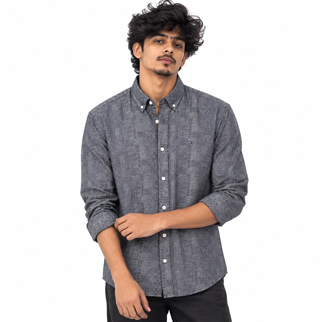Men's Printed Casual Shirt